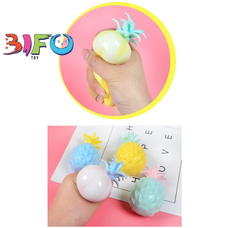 Đồ chơi mềm dẻo Squishy hình quả dứa ngộ nghĩnh đáng yêu cho bé