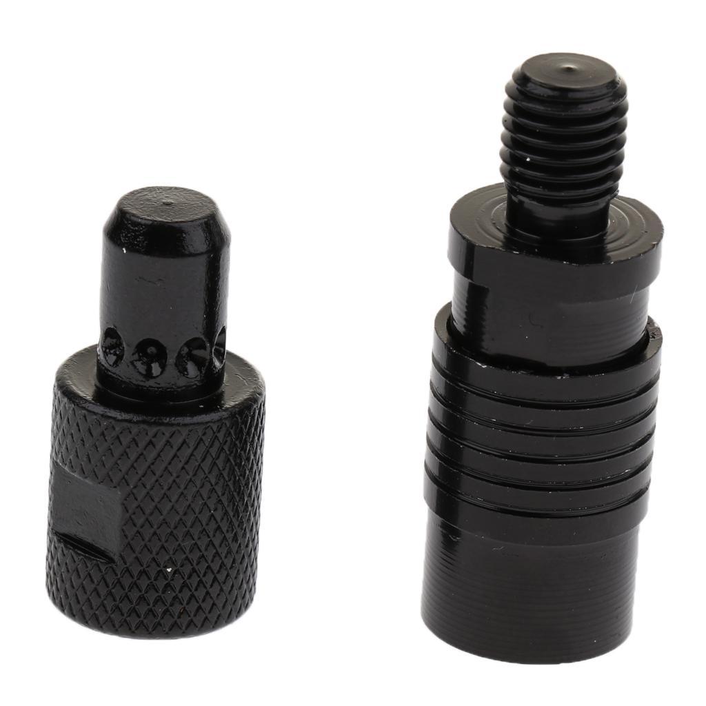 4 Pieces Aluminum Alloy Quick Release Adapter Connector Carp Fishing Rod Bite Alarm Rod Holder Connector Carp Fishing Accessory