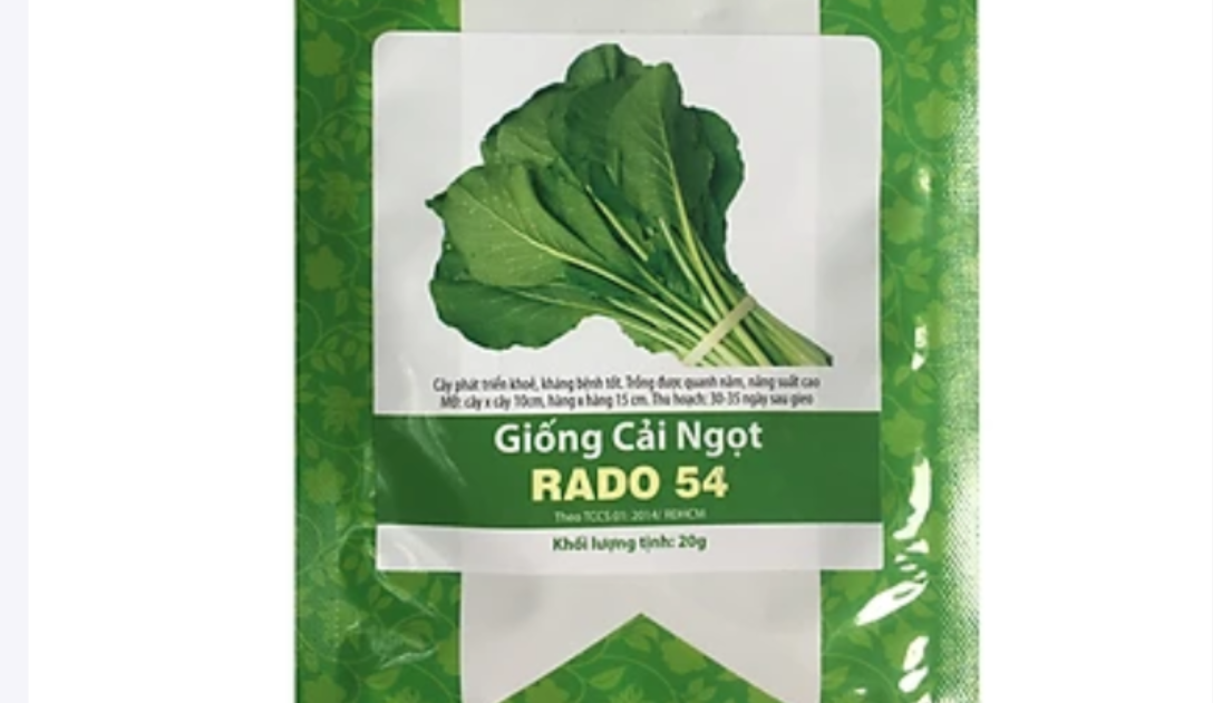 Hạt giống cải ngọt Rado RD gói 20gr