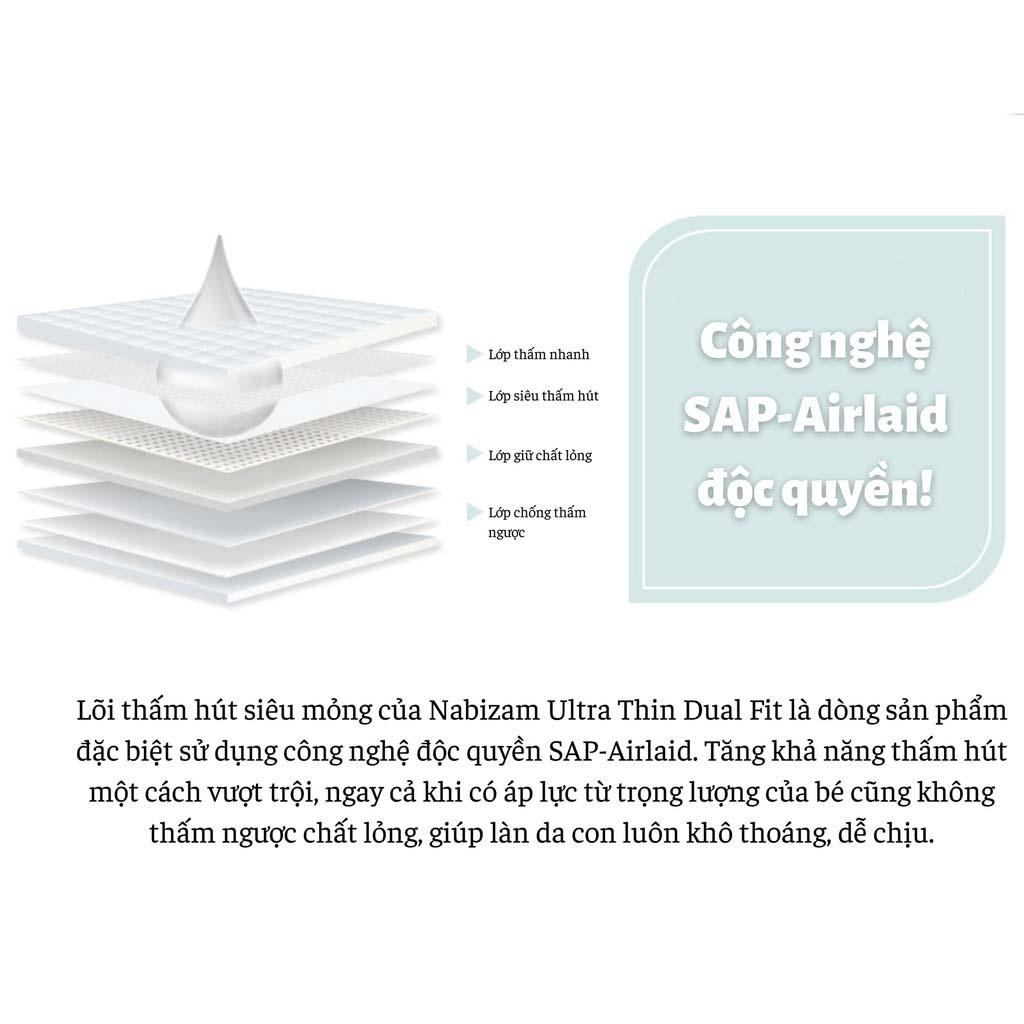 Tã/Bỉm Quần NABIZAM Magic Soft Nội Địa Hàn Cao Cấp, Mềm Mỏng, Chống Tràn Tối Đa Size 2XL Cho Bé 15kg-20kg, 22 Miếng/Bịch