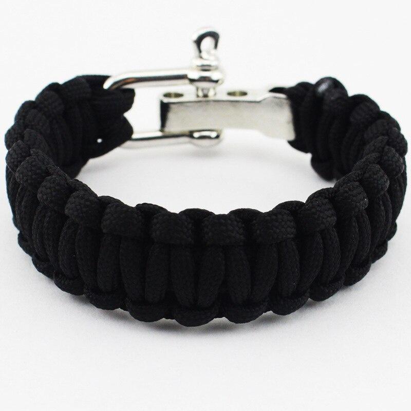 Survival Parachute Rope Bracelet Woven Hand Rope Seven Core Emergency Escape And Lifesaving Bracelet