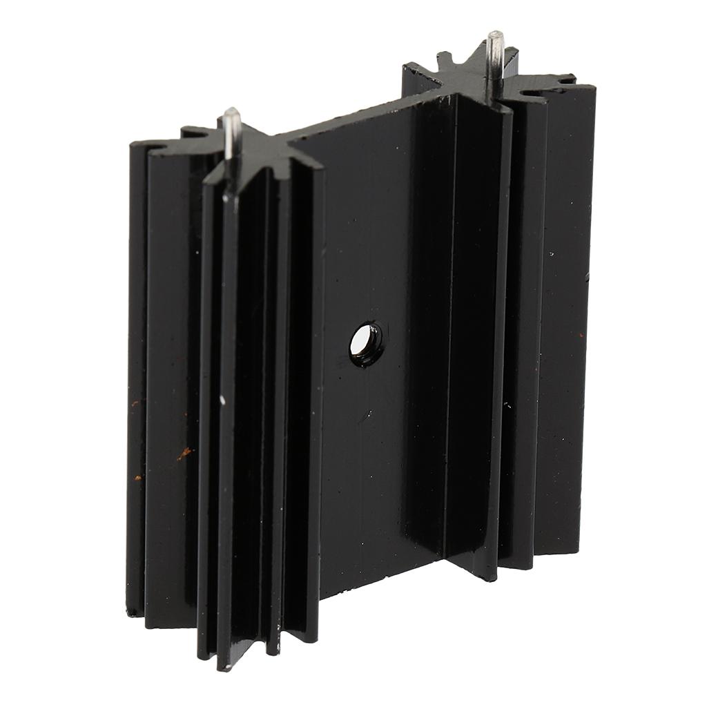 Aluminum Heat Sink, Cooling Fin Circuit 38x34x12mm for TO-247 PCB Mounting