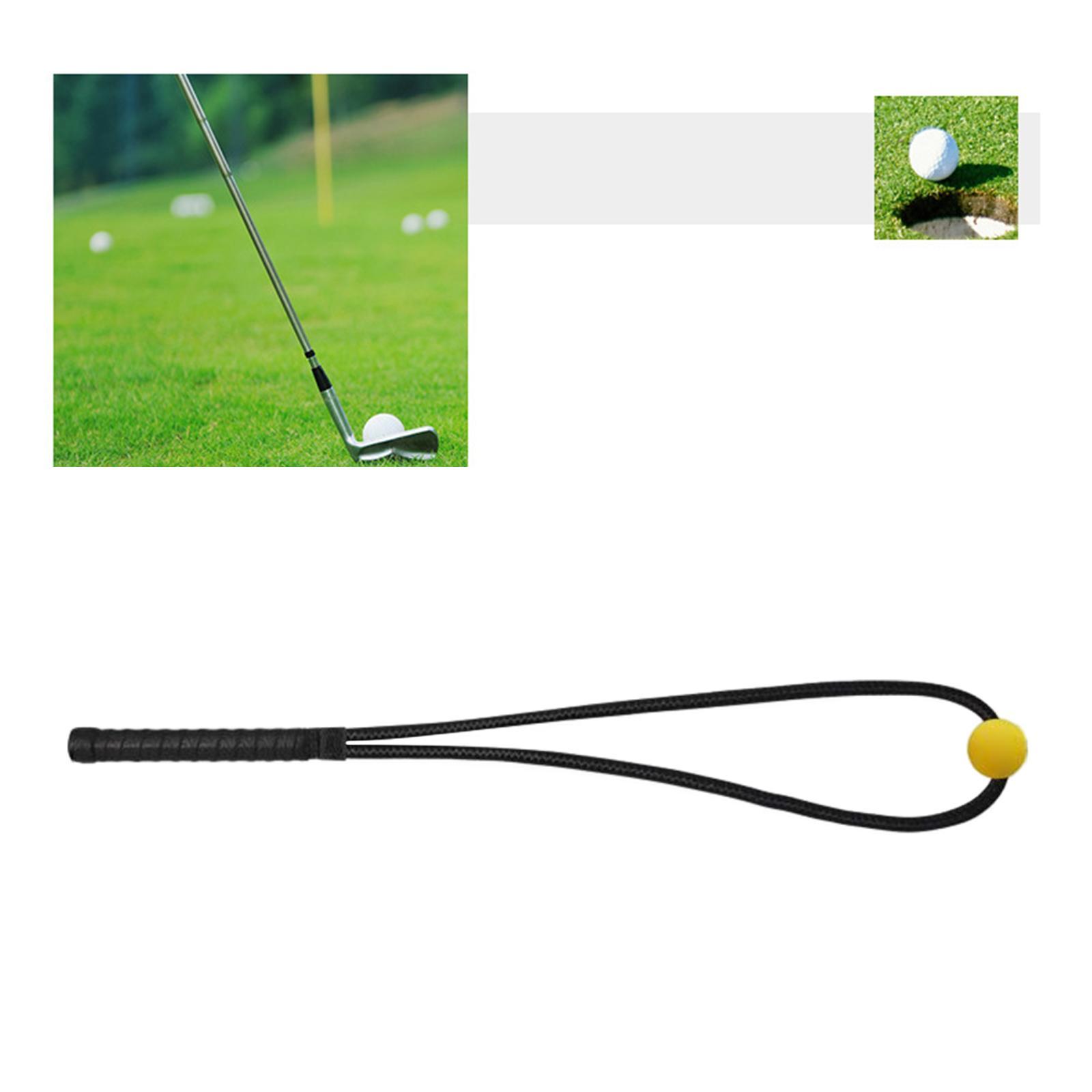 Golf Swing Training Aid Exercise Practice Rope Trainer for Indoor Outdoor