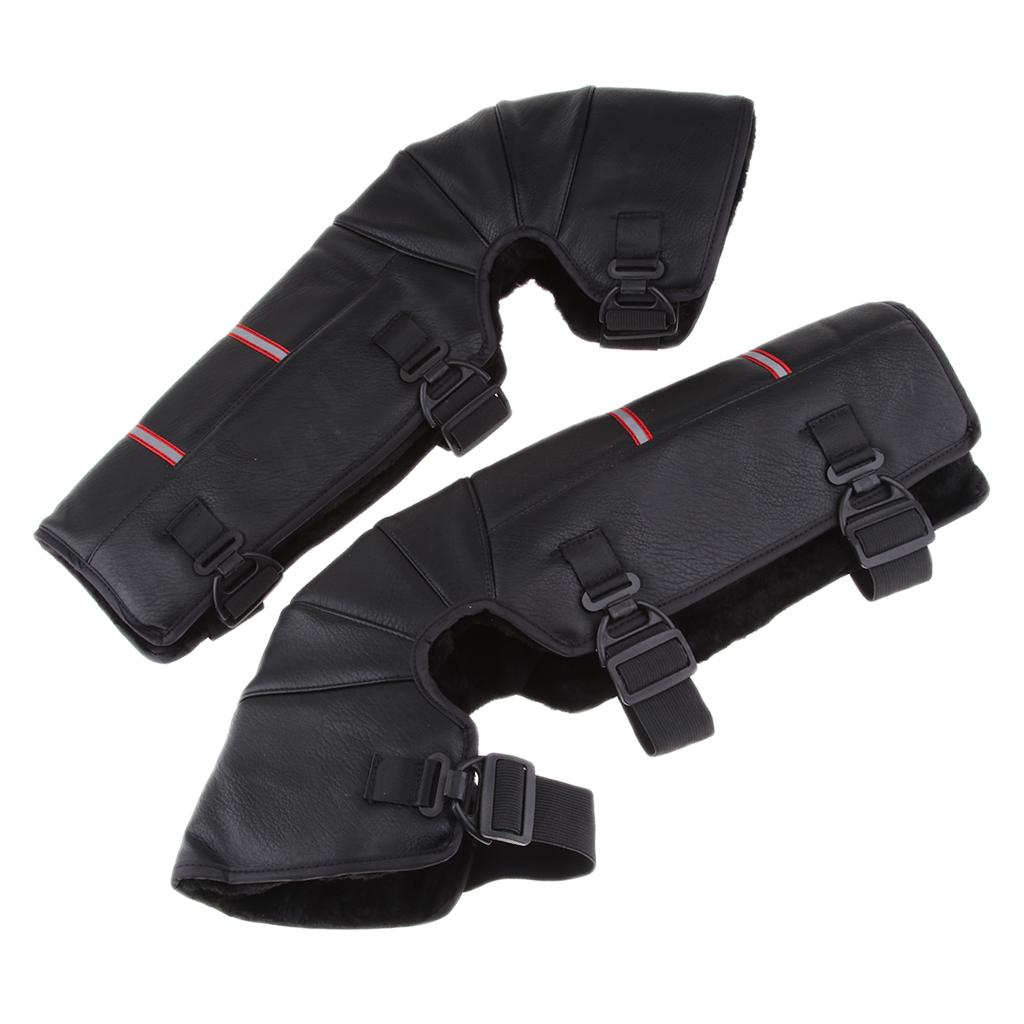 2Pcs Motorcycle Knee Leg Warm Pads Protector for Cycling Winter Outdoor
