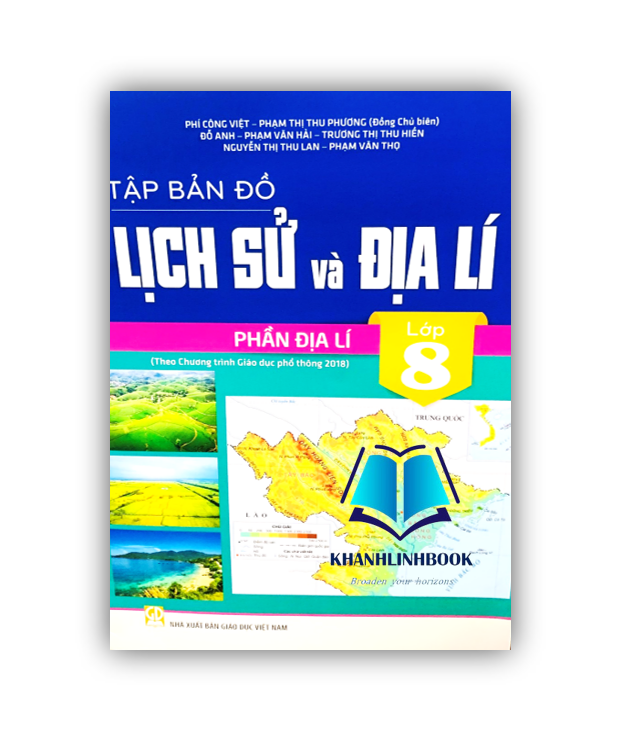 Sách - tập bản đồ lịch sử và địa lí 8 - phần địa lí ( biên soạn theo chương trình GDPT 2018 )