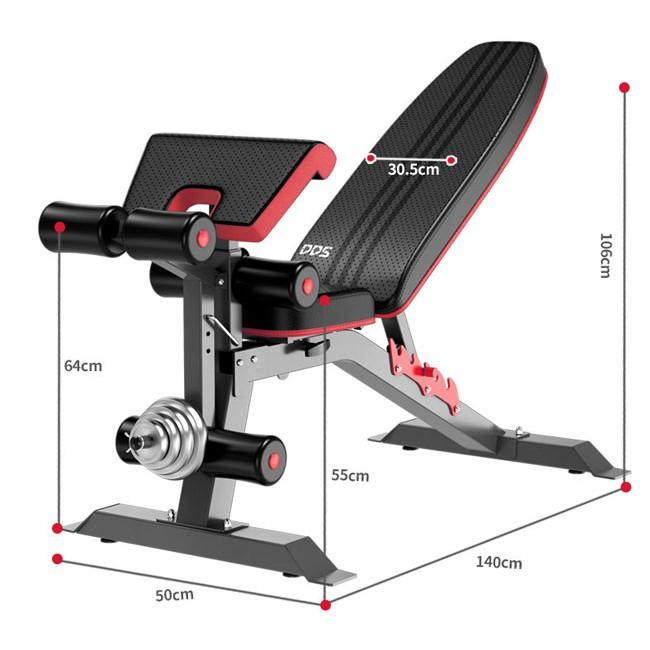 Ghế tập Gym (Tạ) đa năng DDS-1205 Điều Chỉnh Độ Dốc BH 12 Tháng