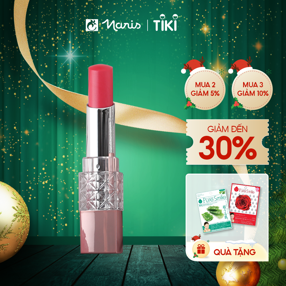 Son Lì Naris Coeor New Lipstick 3G - P01 Hồng