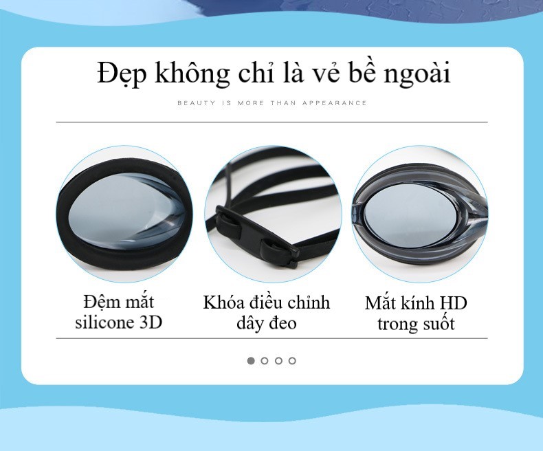 Kính bơi người lớn tráng gương HAIZID-1032 nhập khẩu chính hãng, chống tia UV, chống sương ( 1 đổi 1 trong 7 ngày)