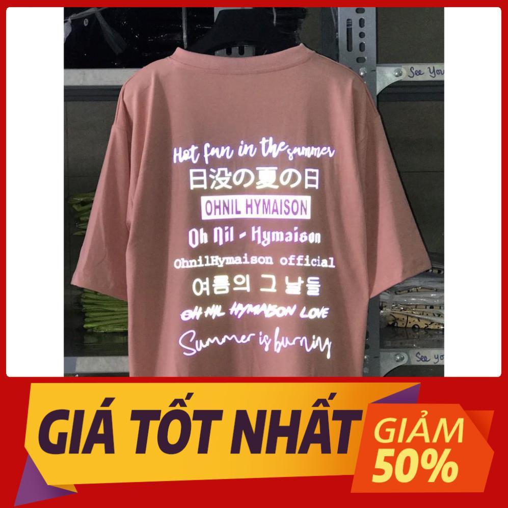 - Áo Thun OHNIL PHẢN QUANG Unisex (Chụp FLASH mới PHẢN QUANG)