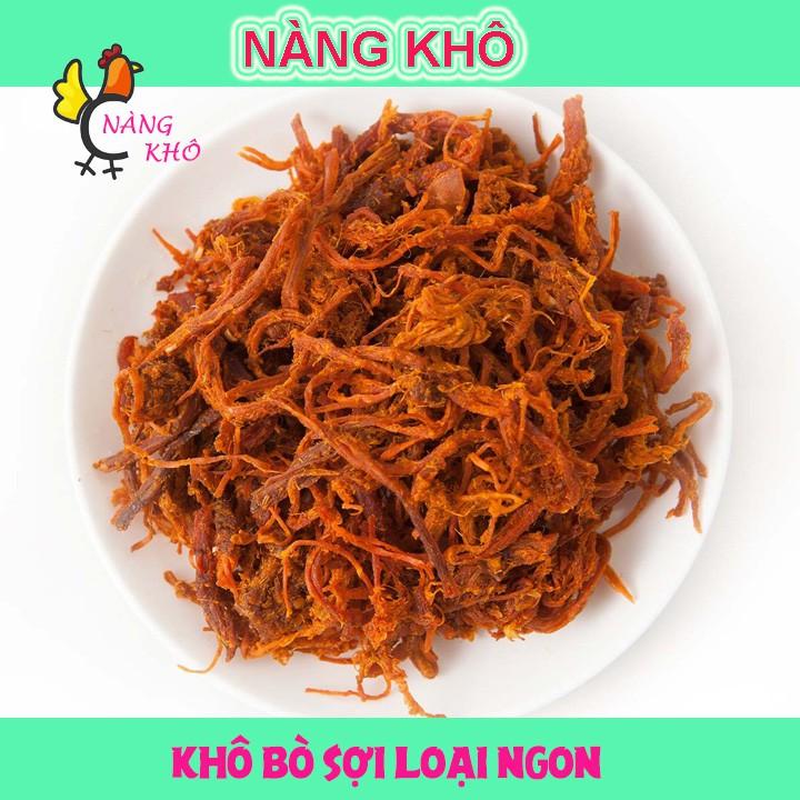 500Gr KHÔ BÒ SỢI LOẠI NGON - THỊT SẤY NGŨ VỊ | NÀNG KHÔ