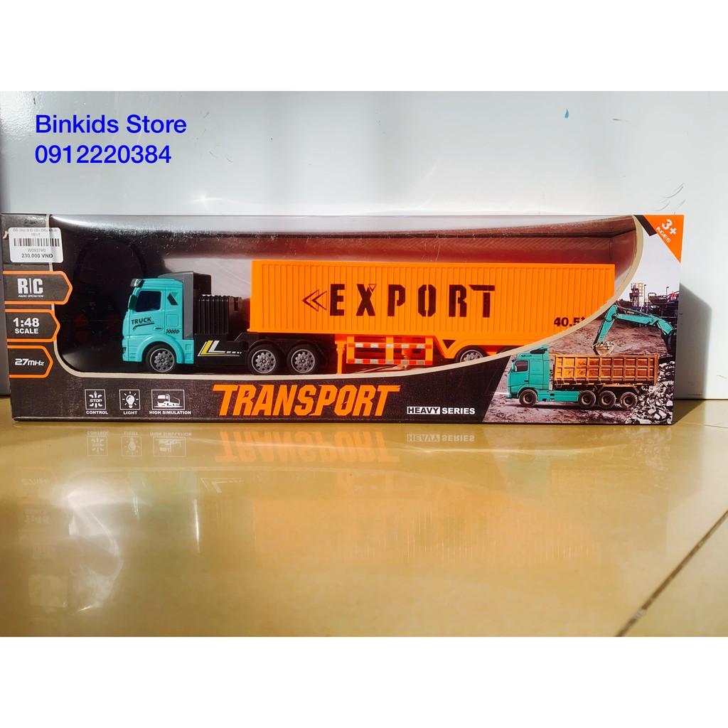 Xe Container Điều Khiển Pin Xạc