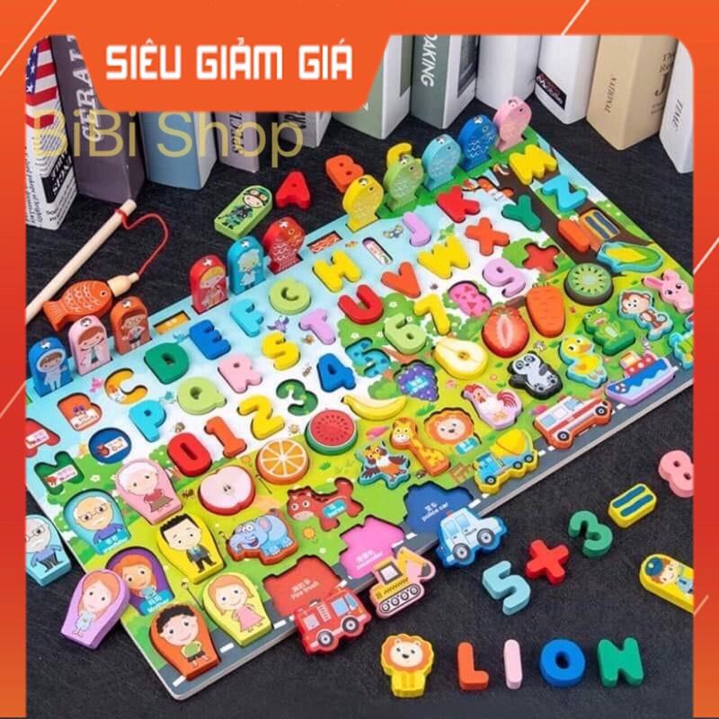 Bộ câu cá gỗ 7in1 dành cho trẻ