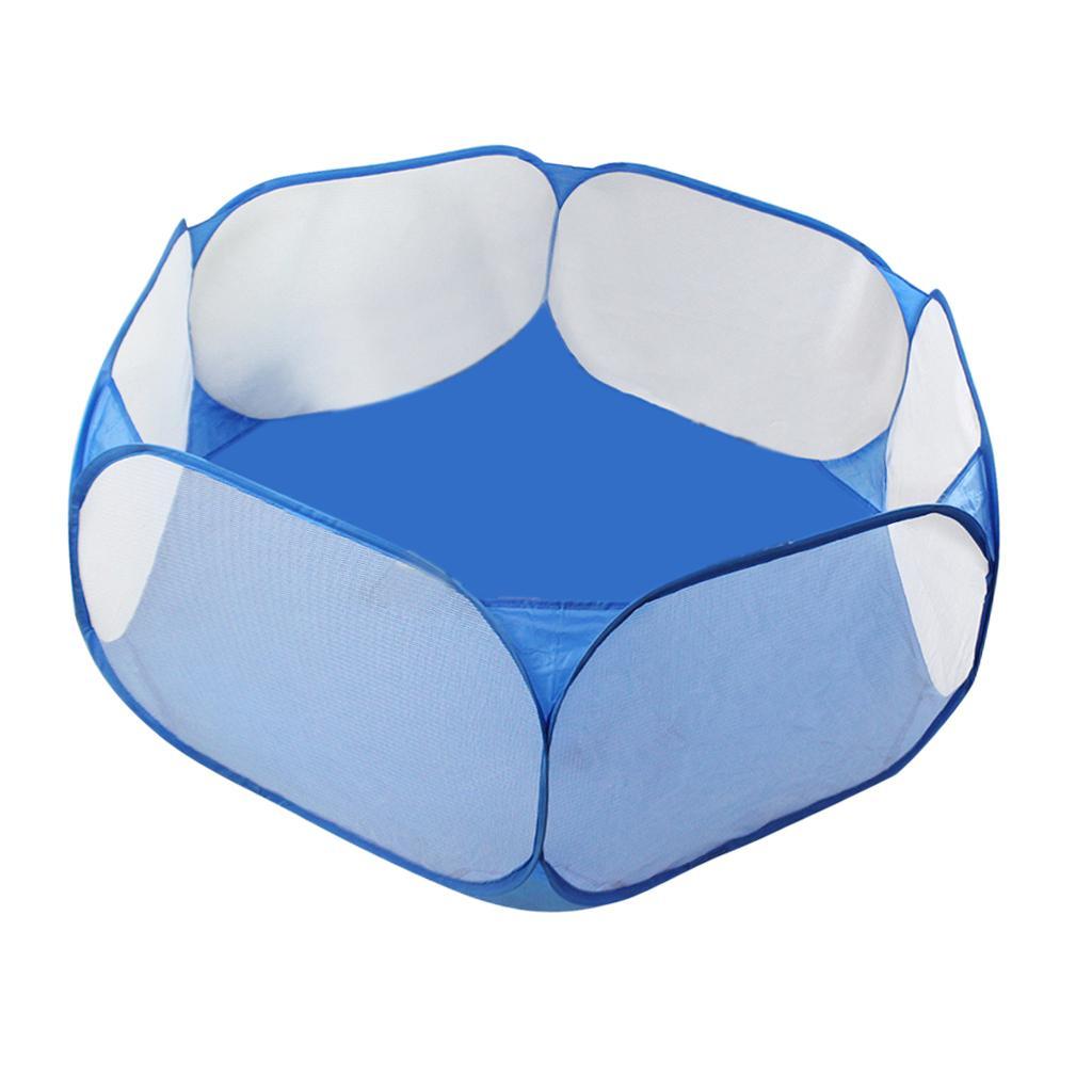 Playpen Cage for Hamster Rabbit Gerbil Squirrel Indoor Outdoor Sky Blue