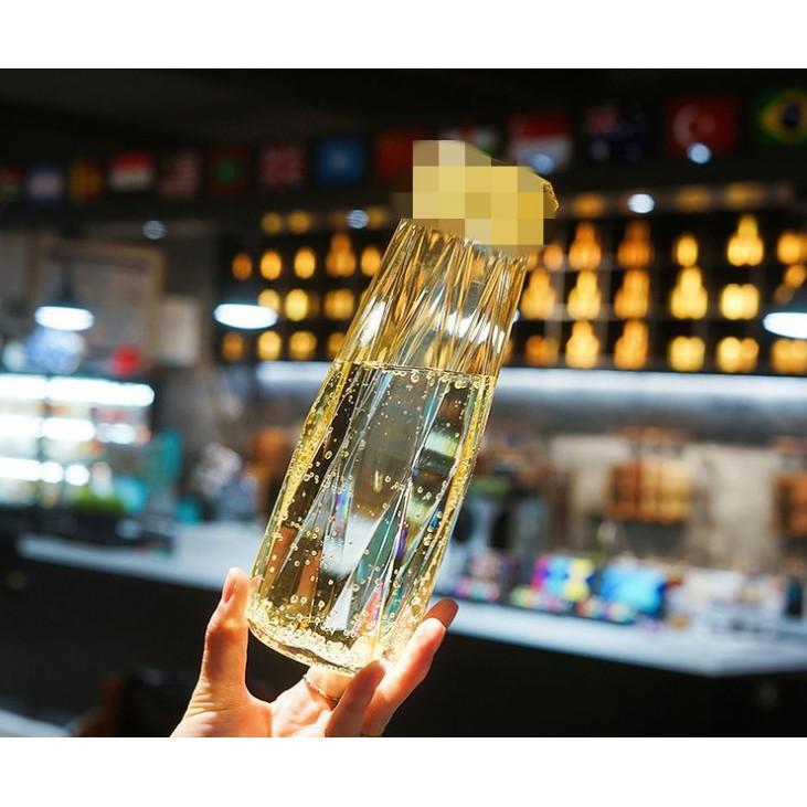 Bình Đựng Nước Kim Cương 420ml - Giao màu ngẫu nhiên