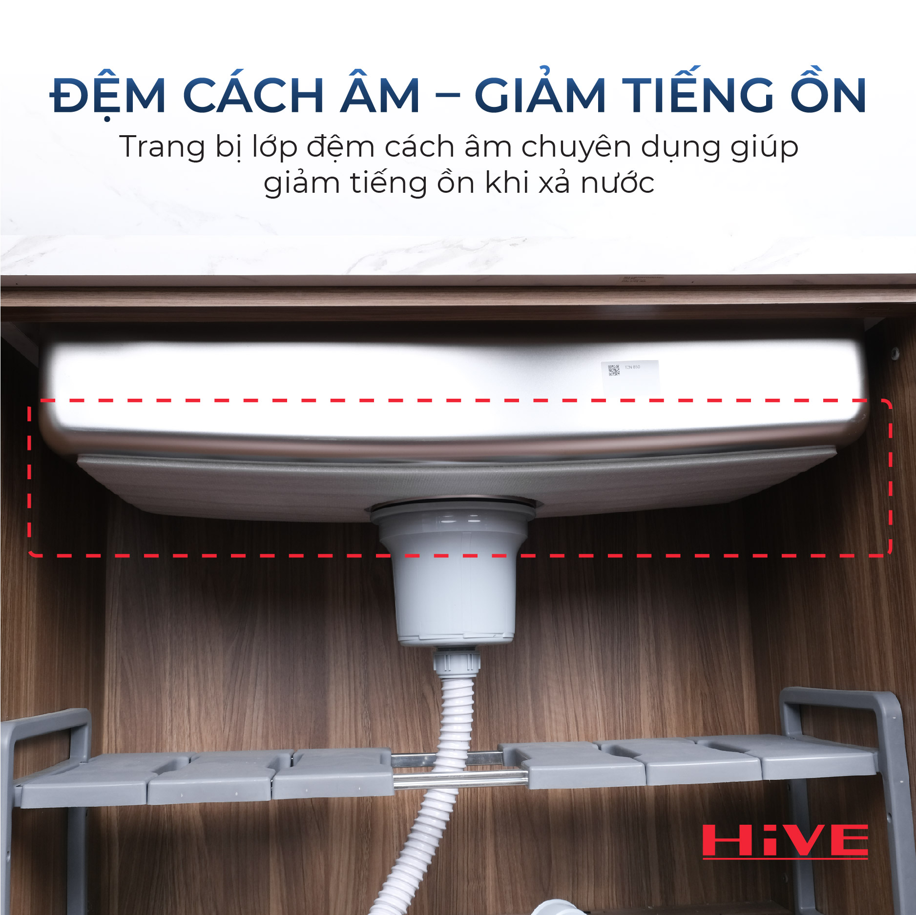 KỆ BỒN RỬA CHÉN INOX DJVW-003
