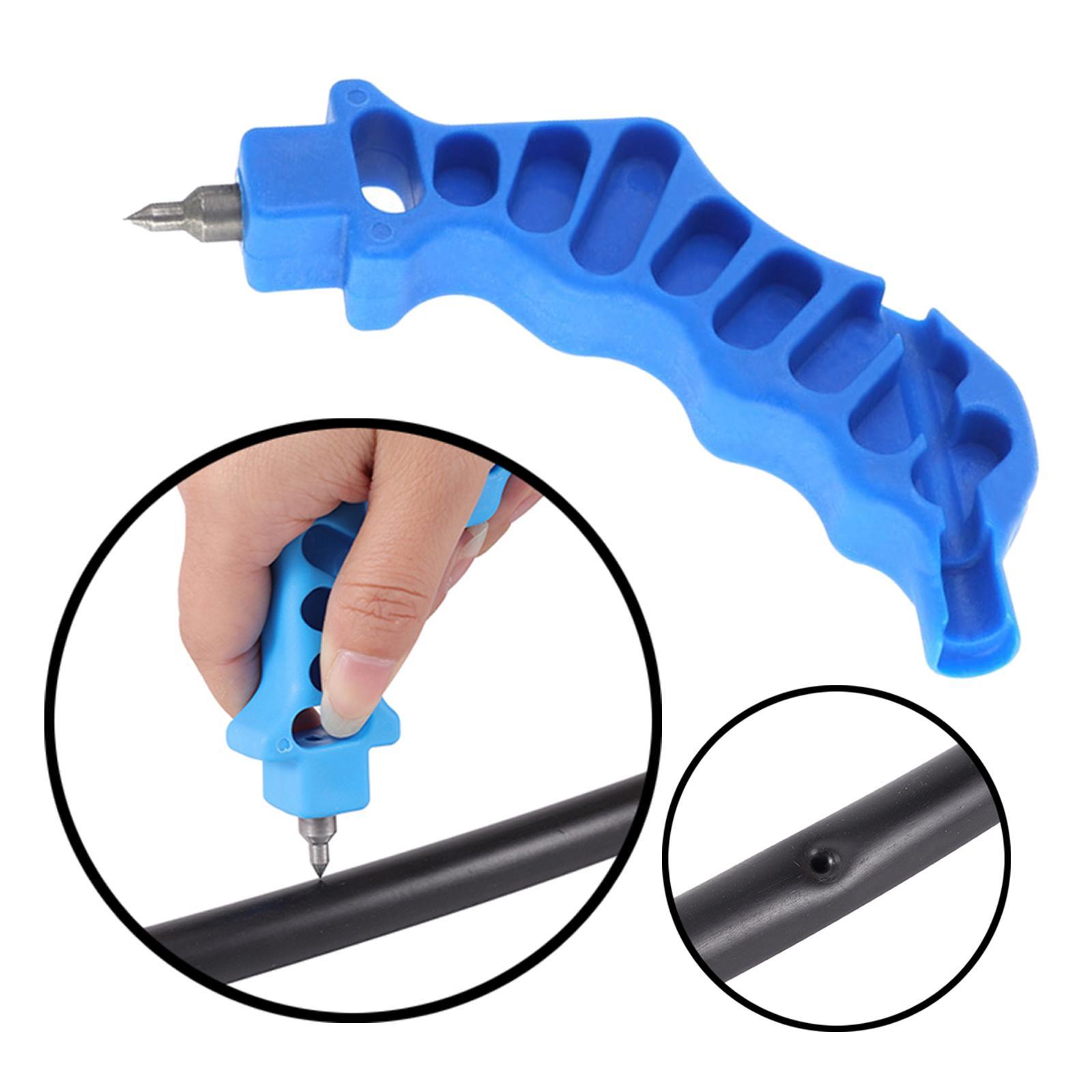 Irrigation Hole Puncher Drill Hose Tubing Punch Tools Garden Lawn