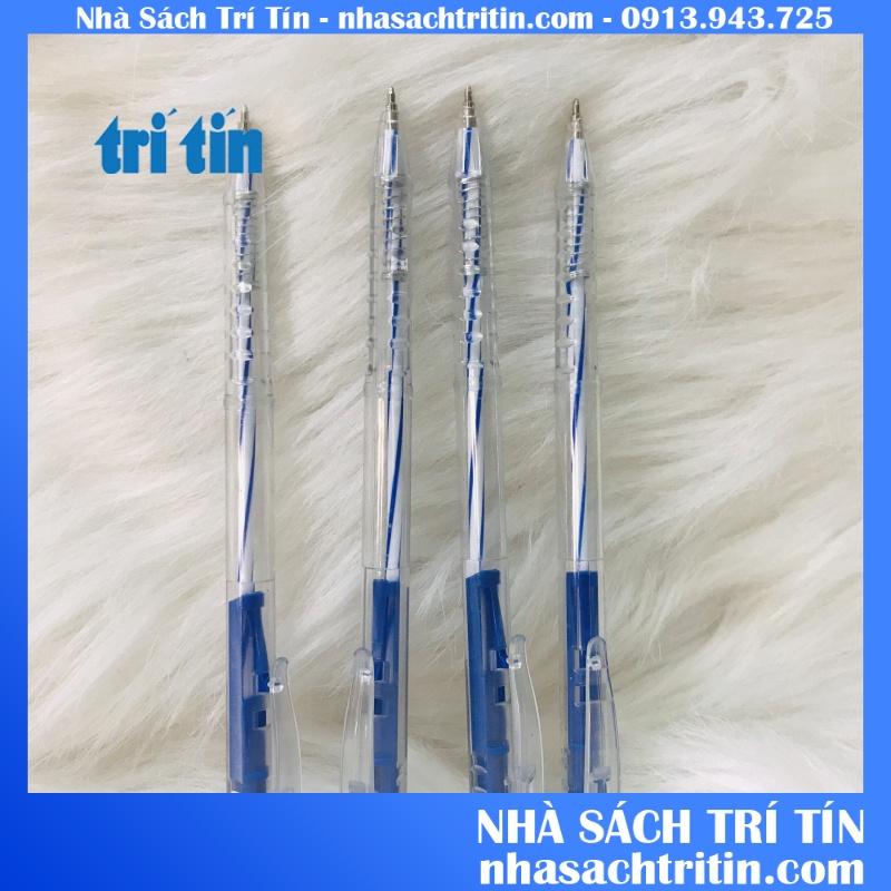 Bút bi TP-027 màu xanh đen đỏ đầu nhỏ 0.5mm (VPP TRÍ TÍN)