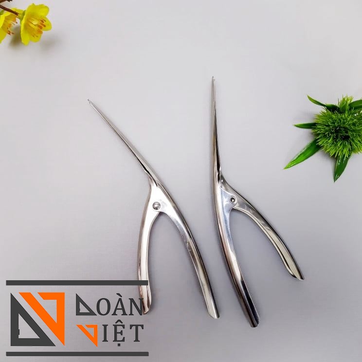 Bí Quyết Tách vỏ TÔM Siêu Nhanh - loại lớn INOX 304. Dụng cụ tách bóc vỏ tôm sử dụng dễ dàng gọn nhẹ ĐẸP, TIỆN DỤNG phù hợp cho Nhà Hàng, Quán Ăn và mọi Gia Đình