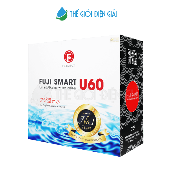 Máy lọc nước ion kiềm Fuji Smart U60 Nhật Bản - Hàng chính hãng