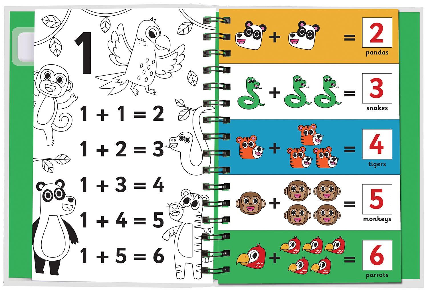 Sách ngoại văn: Early Learning Magic Water Colouring - Animal Friends Adding Up