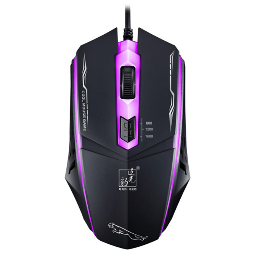 Chuột chơi Game có dây New4all Cool Mouse (Màu Ngẫu Nhiên) - Hàng Chính Hãng