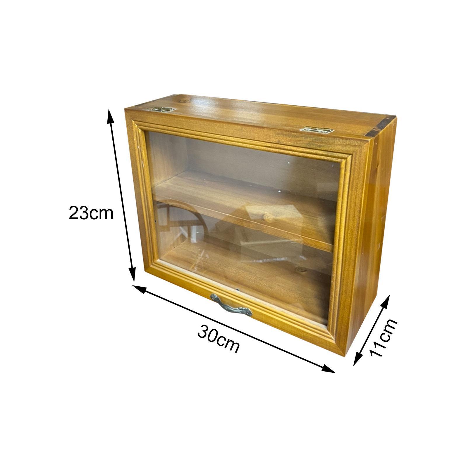 Wood Cabinet Desktop Display Rack Shelf for Bathroom Kitchen Cabinet