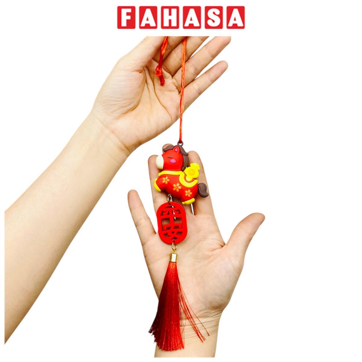 Móc Treo Hình Ngựa Kèm Hộp - Trang Trí Tết - PAM01 - Màu Đỏ