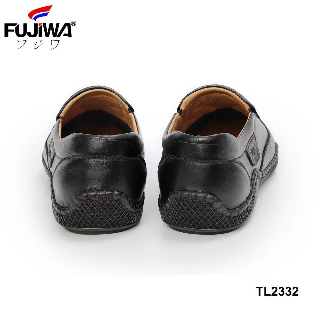 Giày Lười Giày Da Bò Nguyên Miếng Da Bò Fujiwa - TL2332. 100% Da bò thật Cao Cấp loại đặc biệt. Giày bảo hành 12 tháng
