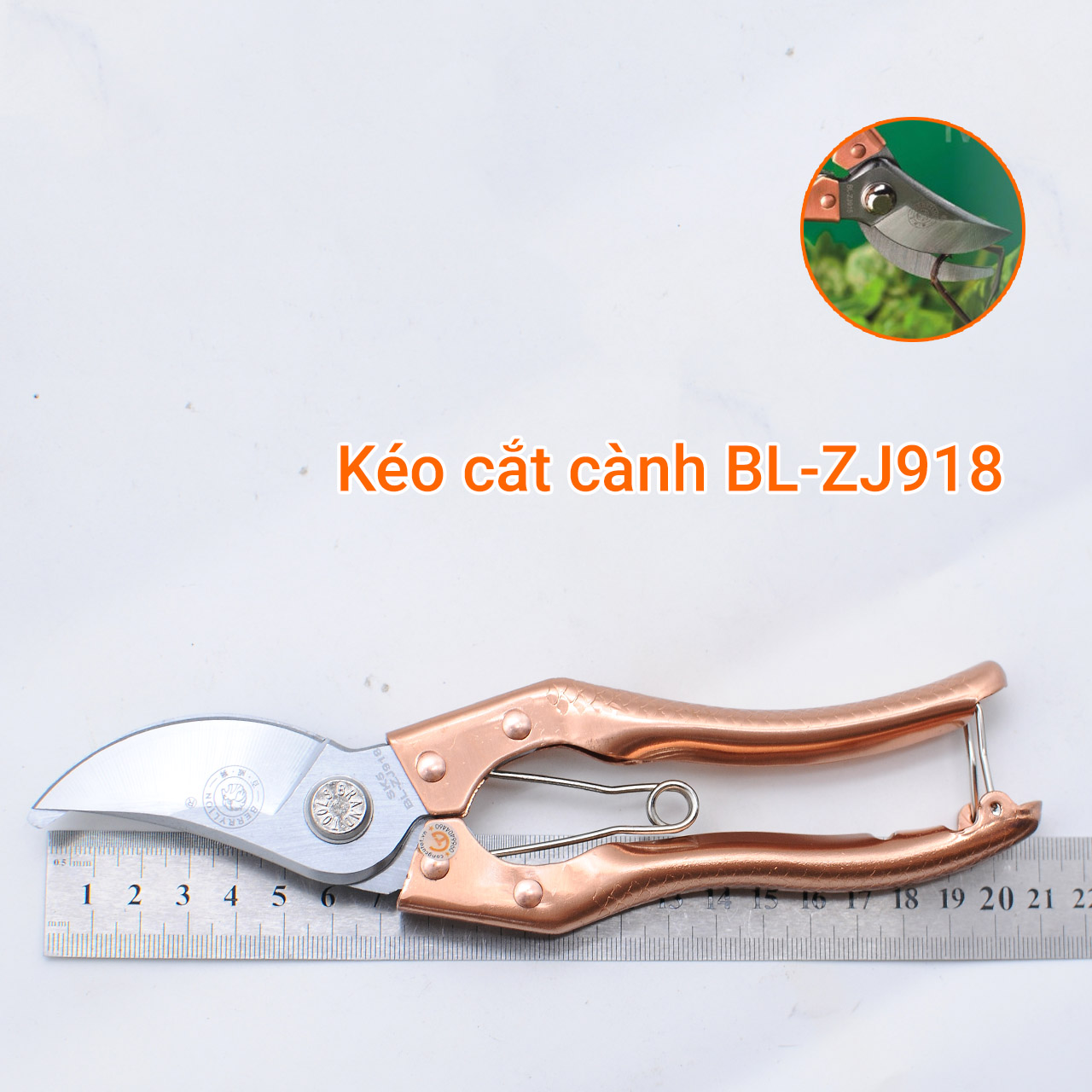 Kéo cắt cành đồng Berrylion 918