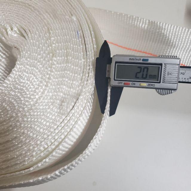 Dây đai vải bản 108mm polyester trắng