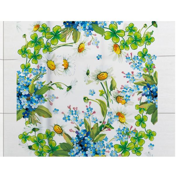 Decal dán kính cao cấp - Vòng Hoa muôn màu