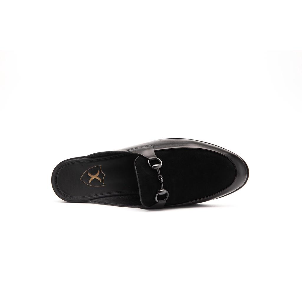 Giày Sục Nam Công Sở XOĂN SHOP Da Pu Pu Size 38 Đến 42 Màu Đen/Vàng - S001
