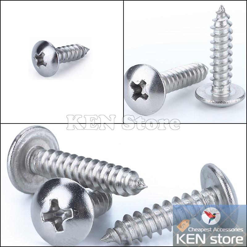 Bộ 10 Ốc hoặc 10 Pát size M4 M5 dàn áo xe máy