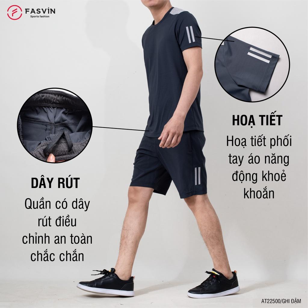 Bộ Quần ÁoThể Thao Nam FASVIN AT22500.HN Hàng Nhà Máy Chất Liệu tốt Phom Dáng Đẹp