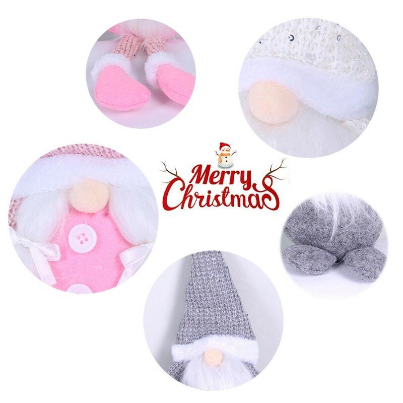 Búp Bê Ông Già Noel Nhồi Bông Đáng Yêu Trang Trí Giáng Sinh