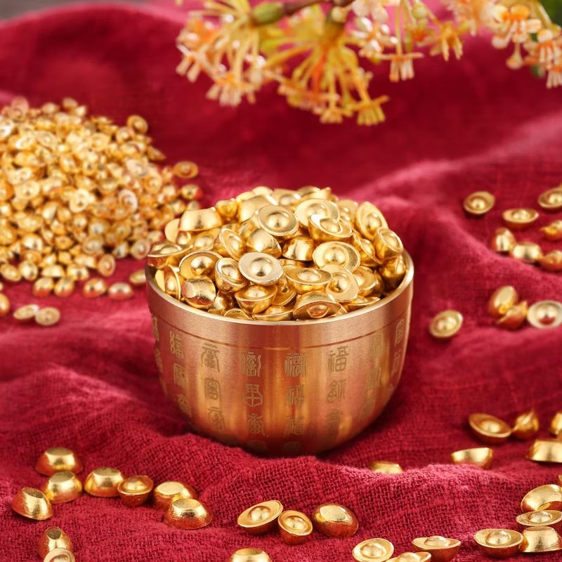 Kim Nguyên Bảo Set 100 Viên, Kim Nguyên Bảo Tài Lộc, Kim Nguyên Bảo May Mắn