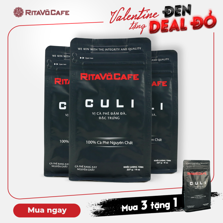 Cà phê rang xay Rita Võ Cafe Culi 250g