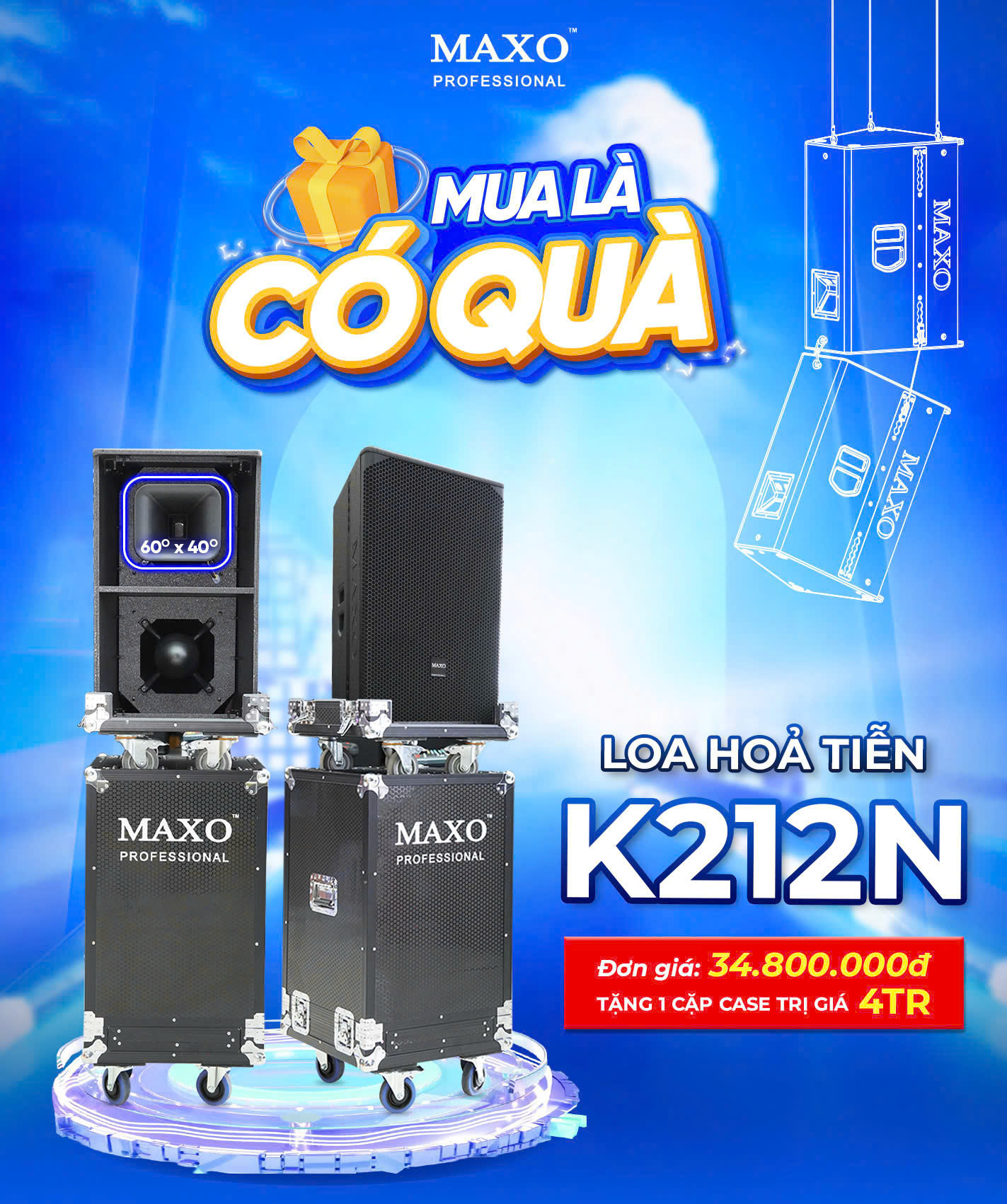 Loa Hỏa Tiễn K212N - Hàng Nhập Khẩu Chính Hãng