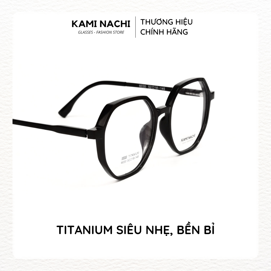 Gọng kính The Angel phiên bản Cama chất liệu Titanium mạ I-on mã 6030 KAMI NACHI