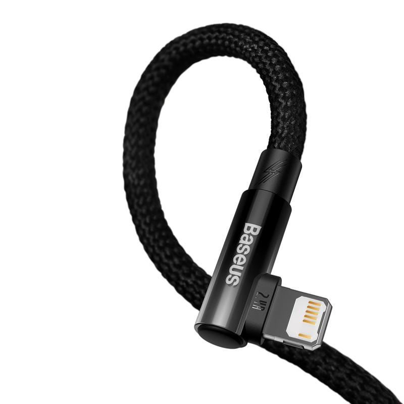 Cáp Sạc Nhanh 90 Độ Baseus MVP 2 Elbow-shaped Fast Charging Data Cable USB 2.4A (Hàng chính hãng)