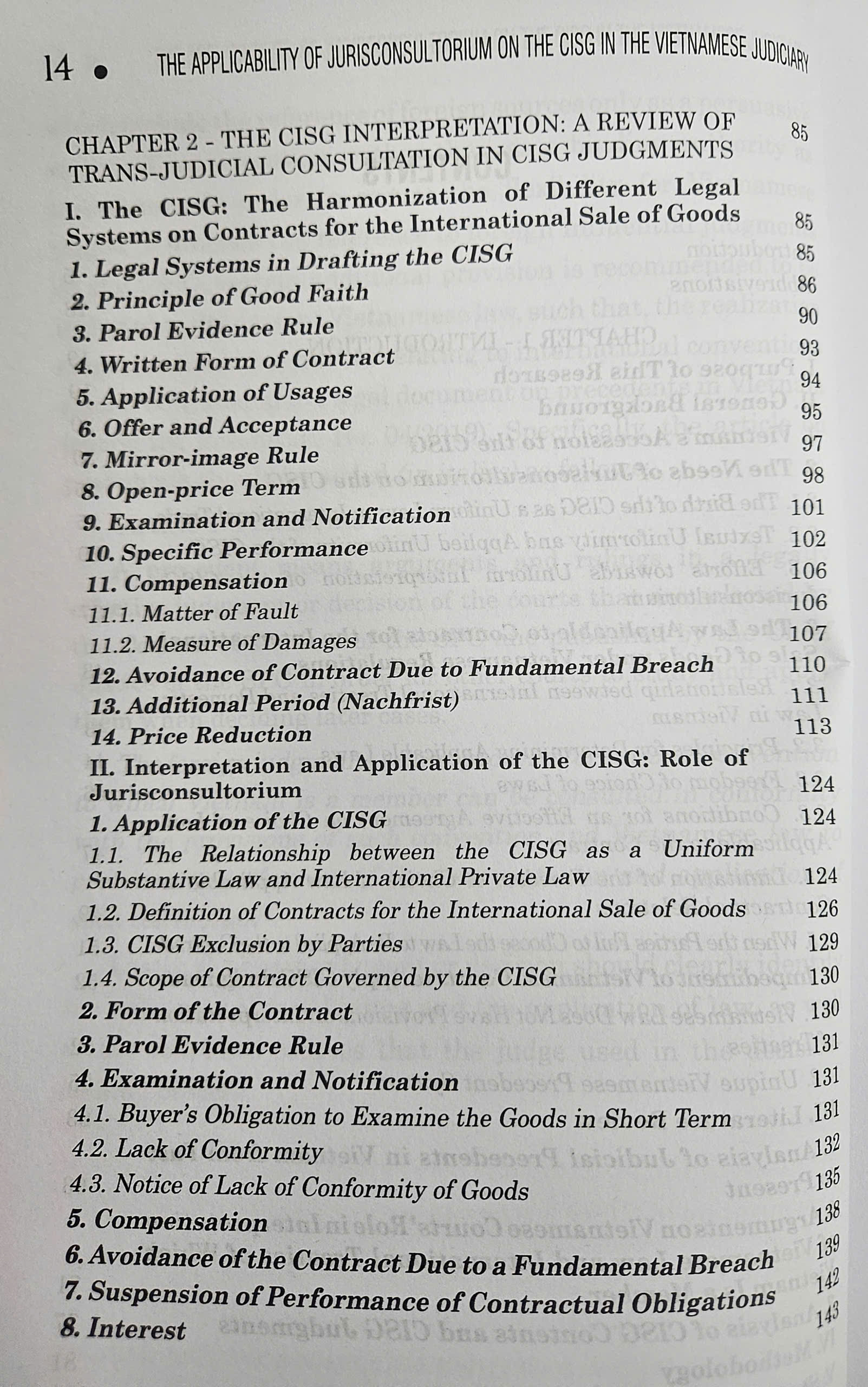 Applicability of jurisconsultorium on the CISG in the Vietnamese judiciary