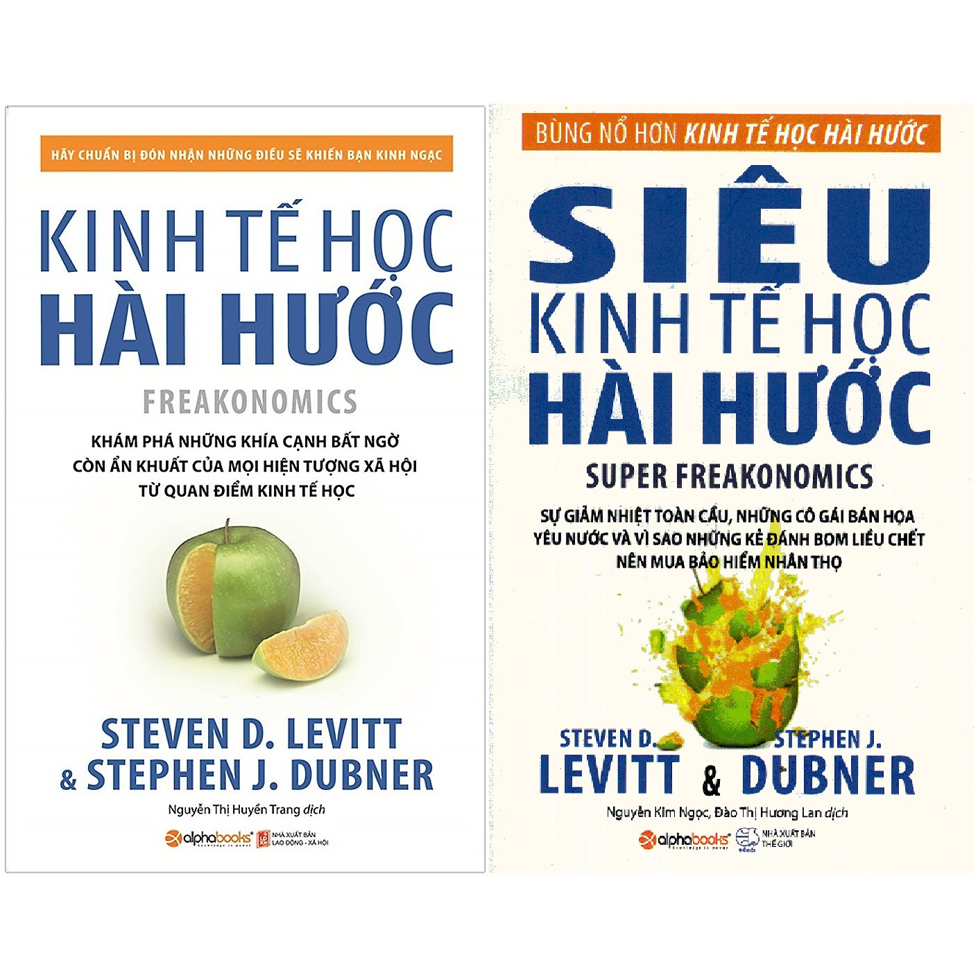 Combo Những Góc Nhìn Đáng Kinh Ngạc Và Hài Hước Về Kinh Tế ( Kinh Tế Học Hài Hước + Siêu Kinh Tế Học Hài Hước ) tặng kèm bookmark Sáng Tạo