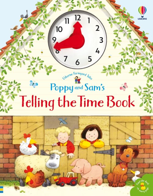 Sách tương tác thiếu nhi tiếng Anh: Poppy And Sam's Telling The Time Book