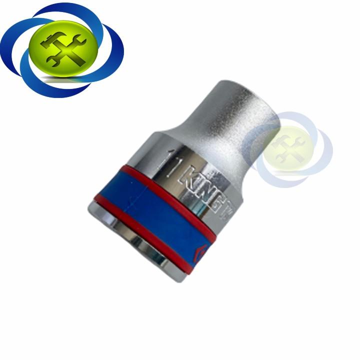 Tuýp trắng ngắn Kingtony 433511M 1/2 INCH - 11MM 6 CẠNH