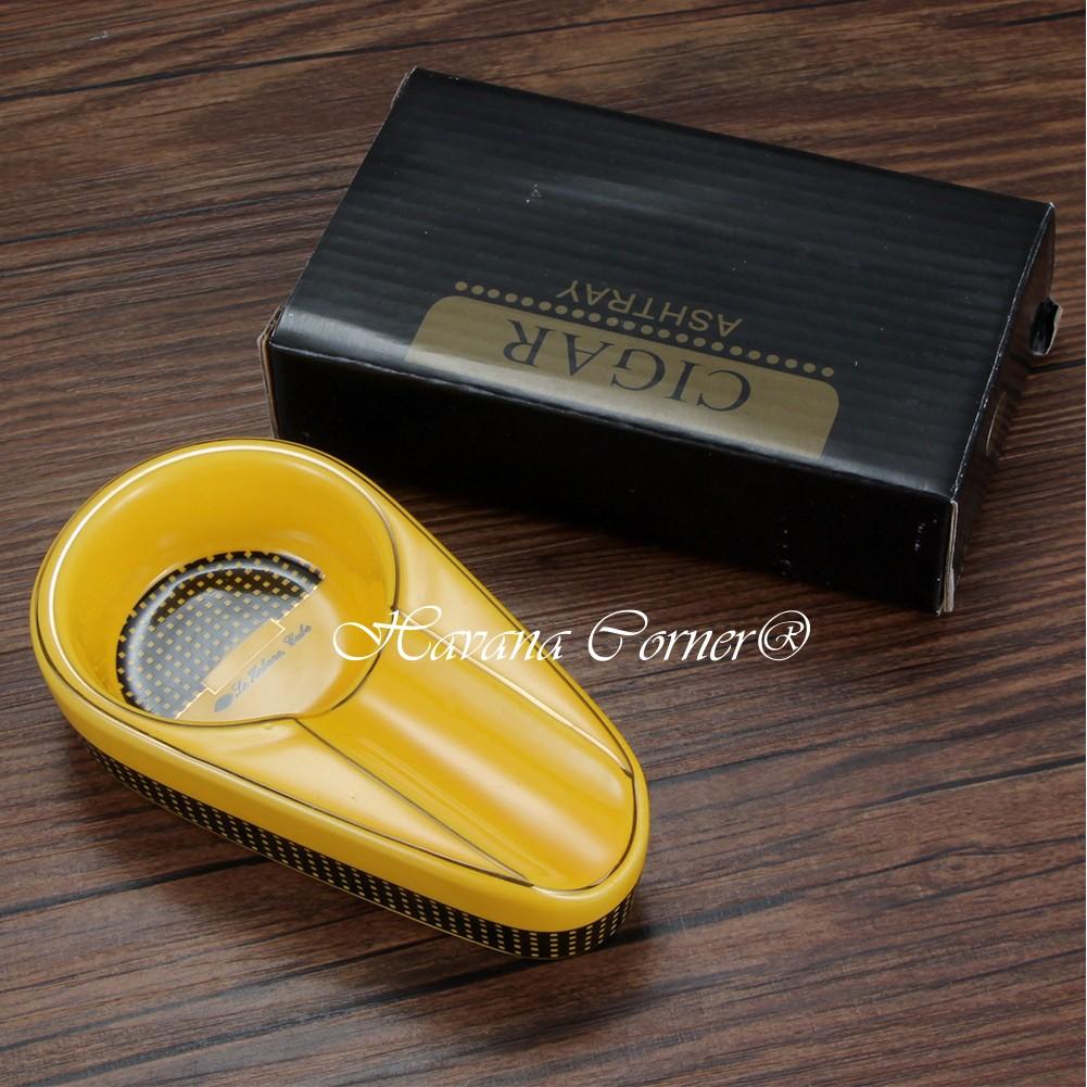 Gạt tàn cigar 1 điếu chất liệu sứ Cohiba, Galiner