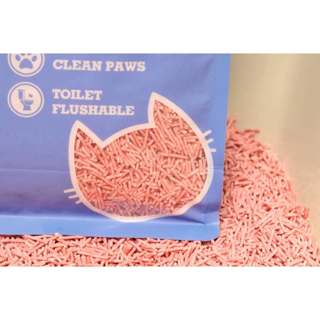 Cát mèo, Cát đậu nành vệ sinh cho mèo Richpet tofu litter 2,5kg dùng được cho Petree Minion, Pura X, Pura Max Rich Pet