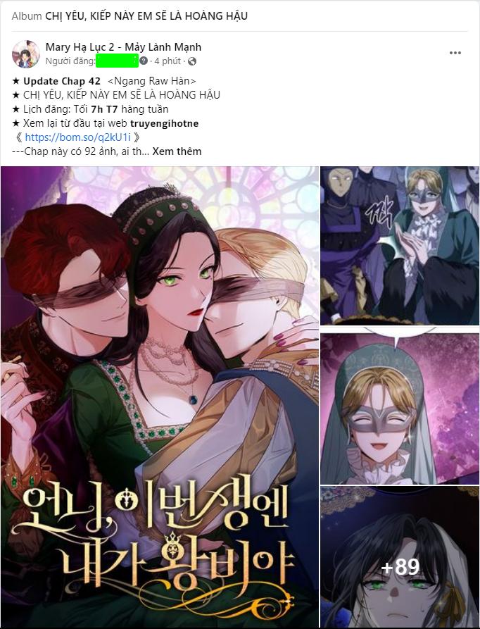 Chị Yêu, Kiếp Này Em Sẽ Là Hoàng Hậu chapter 42.1 - Trang 2