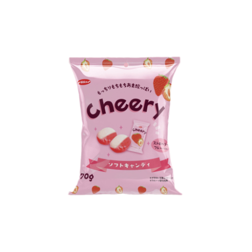 Combo 2 Túi kẹo mềm Cheery Bibica 70g – Xuất khẩu Nhật, độc quyền bán online, vị trái cây dẻo thơm hấp dẫn