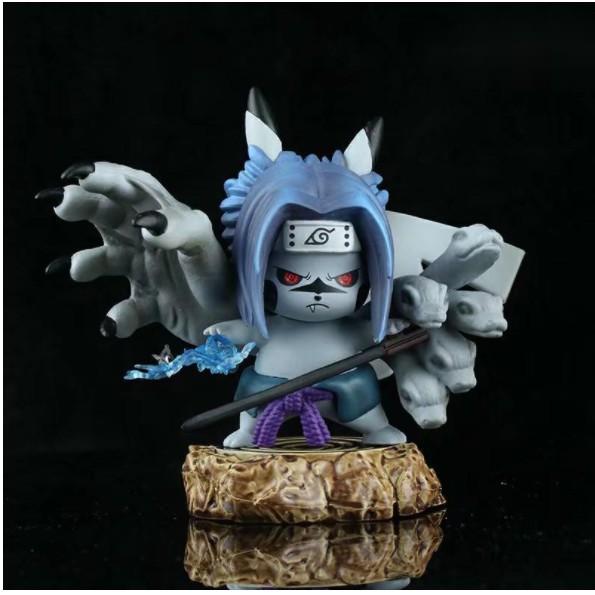 Mô Hình Figure Naruto Sasuke Pikachu 10cm