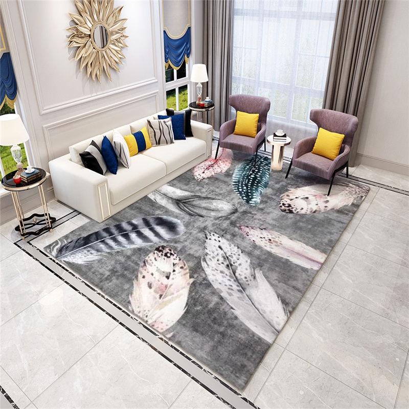 Thảm Trải Sàn Toàn Bộ Cạnh Giường Phòng Khách / Phòng Ngủ / Phòng Khách Chống Bẩn Phong Cách Bắc Âu